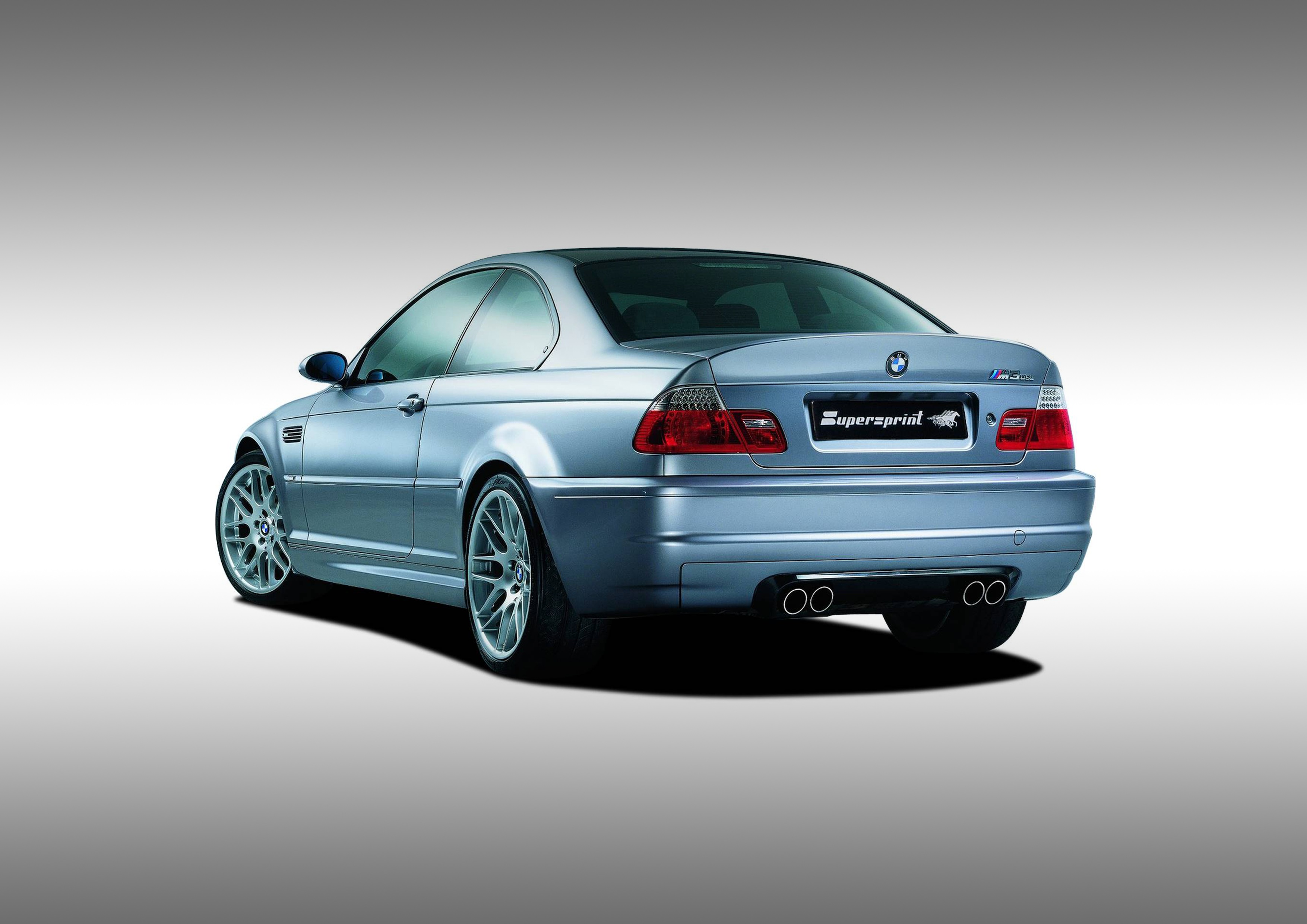 Supersprint Auspuff für BMW E46 M3 CSL 3.2i ' 03 -> (Mod. USA  Ø63,5mm)