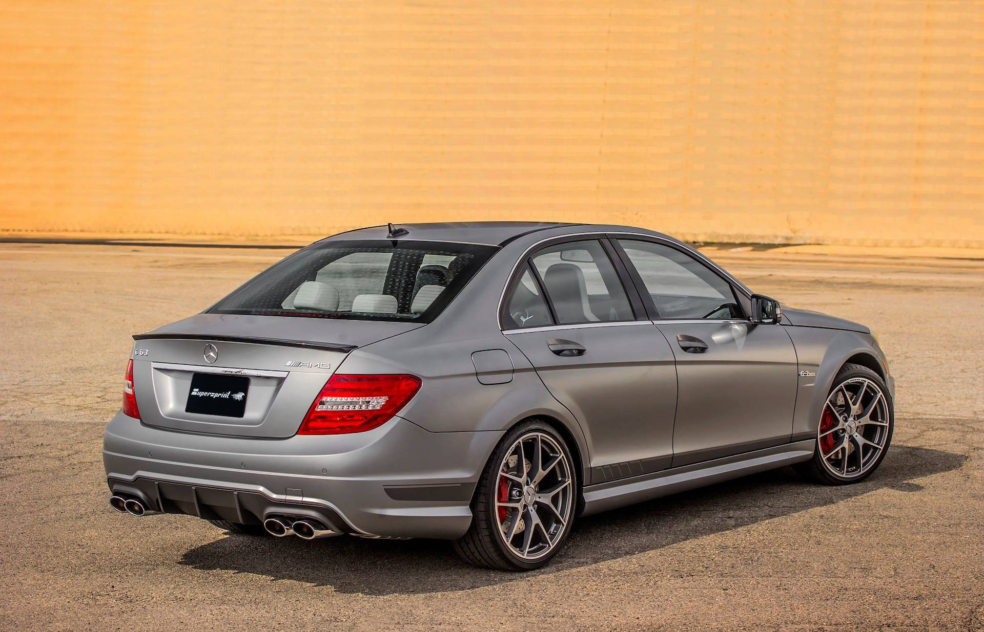 Supersprint Auspuff für MERCEDES W204 C63 AMG V8 Edition M156 - 507 (Limousine - 507 PS) 2013 -> 2014