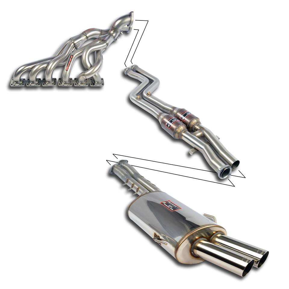 Supersprint Exhaust for BMW E36 M3 GT 3.0i (295 Hp) Coupé '95