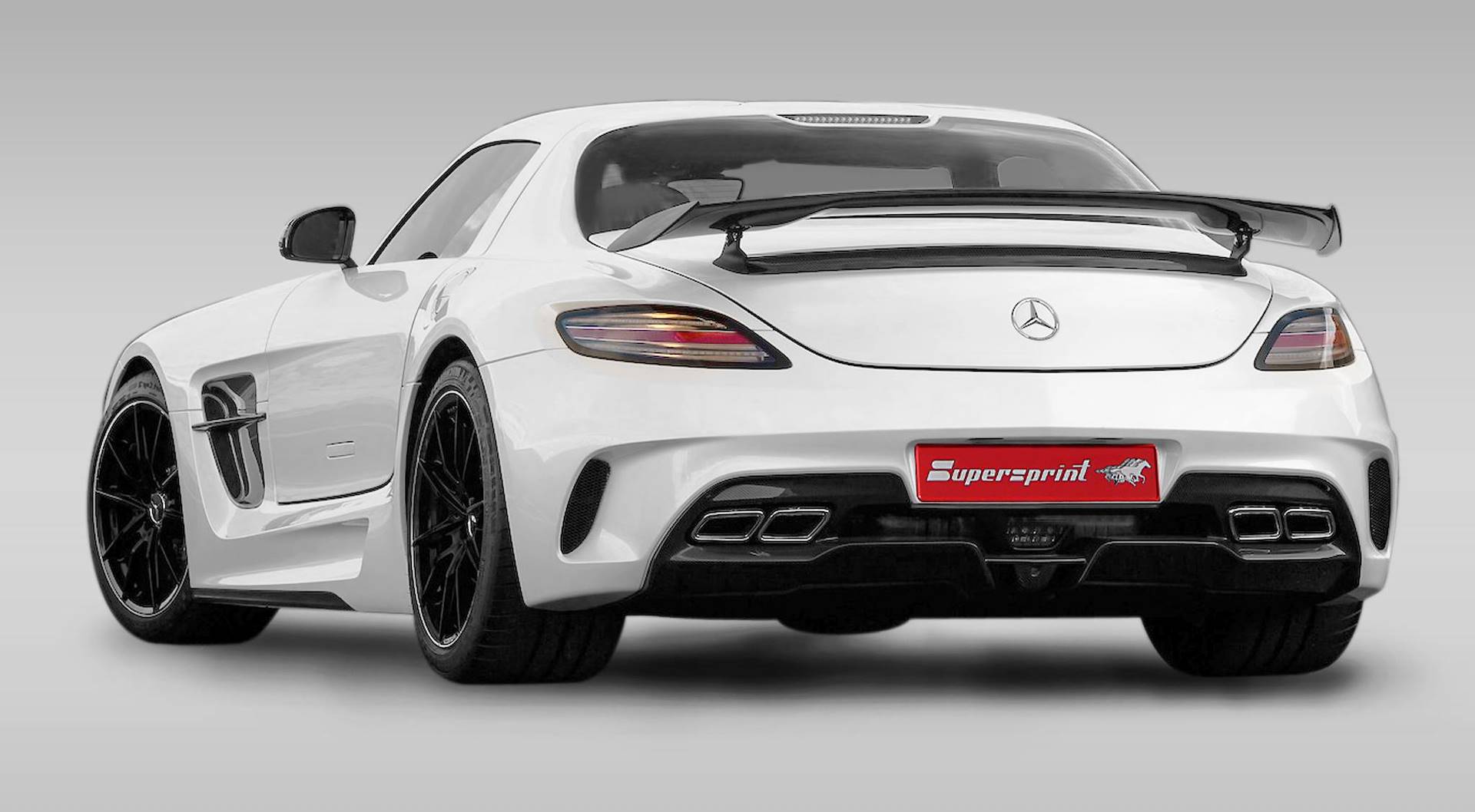 Supersprint Auspuff für MERCEDES C197 SLS AMG Black Series 6.3i V8 (631 PS) 2012 ->