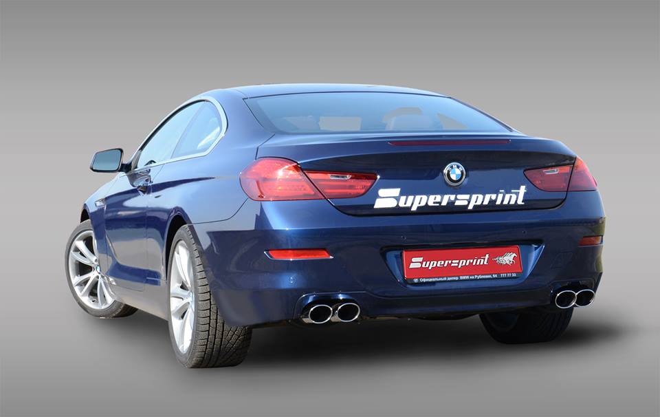 Supersprint Auspuff für BMW F12 / F13 640i xDrive 2013 ->
