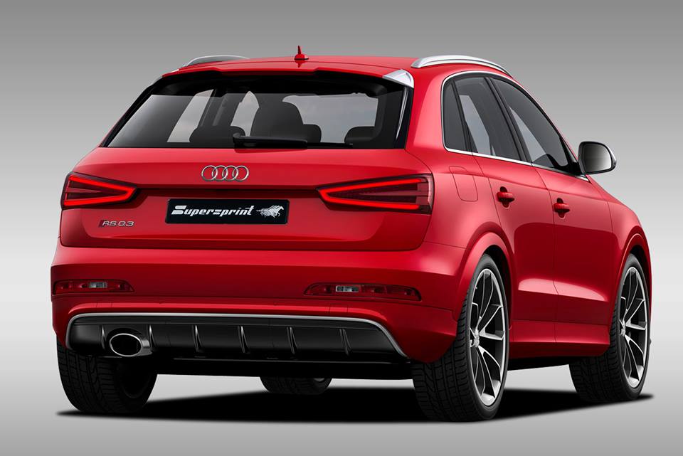 Supersprint Auspuff für AUDI RS Q3 2.5 TFSI Quattro (367 PS) 2015 -> 2017
