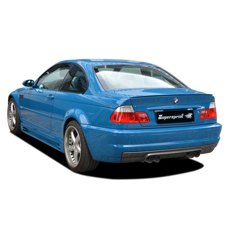 Supersprint Auspuff für BMW E46 M3 3.2i Coupé/Cabrio '01 -> (Ø63,5mm)