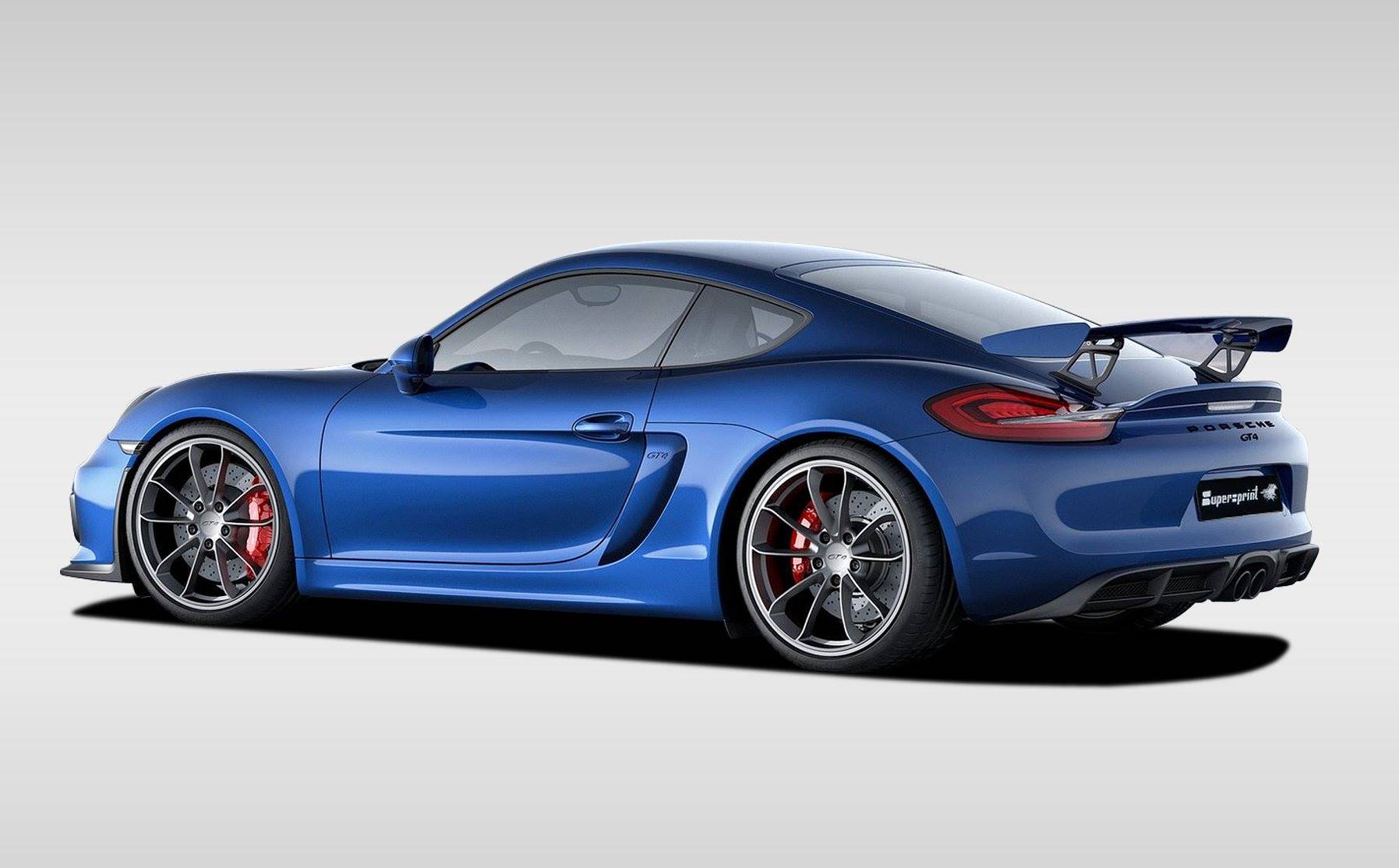Supersprint Auspuff für PORSCHE 981 CAYMAN GT4 3.8i (385 PS) 2015 -> 2016 (mit klappe)