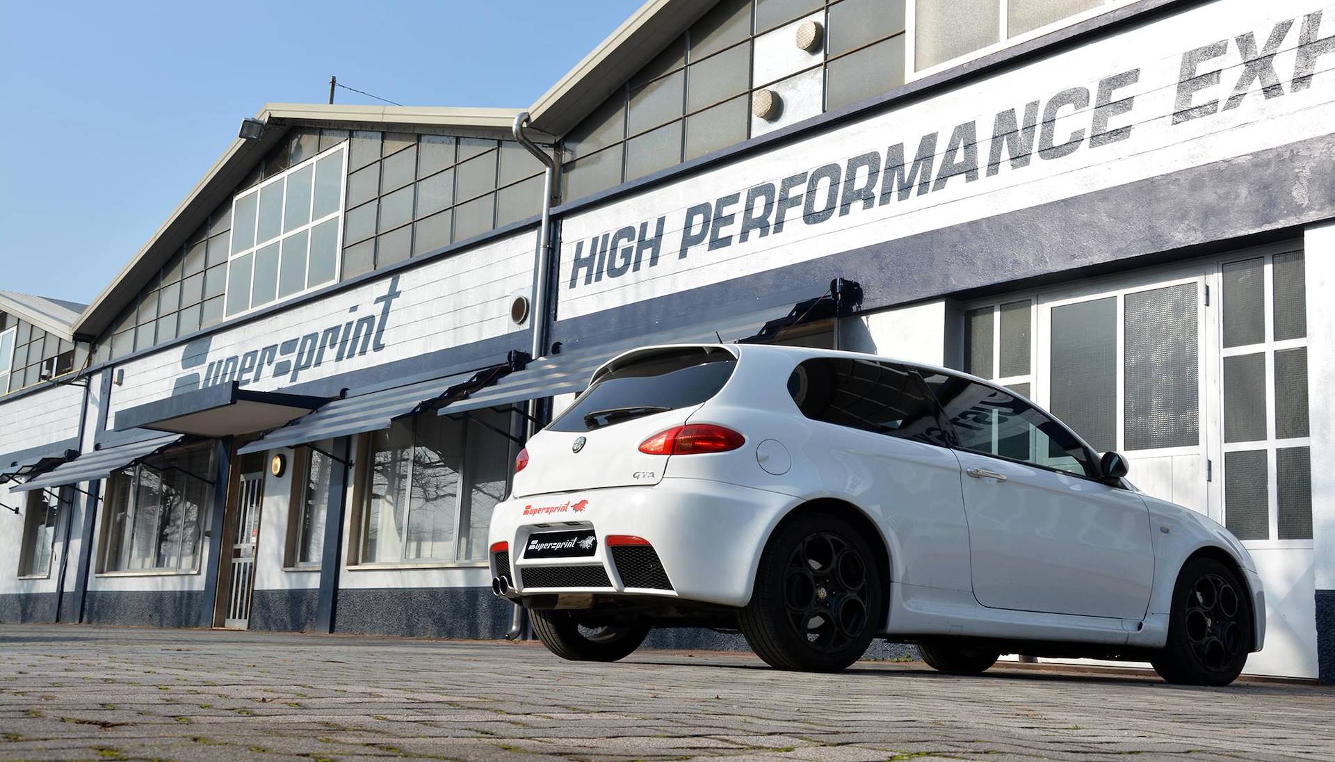 Supersprint Auspuff für ALFA ROMEO 147 GTA 3.2i V6 (250 PS) ' 02 ->