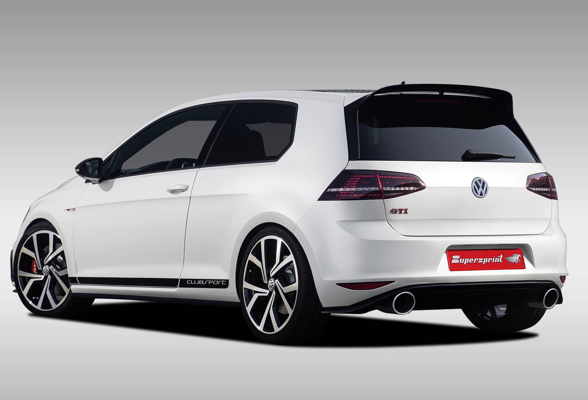 Supersprint Auspuff für VW GOLF VII GTI Clubsport S 2.0 TSI (310 PS) 2016 -> (Ø76mm)