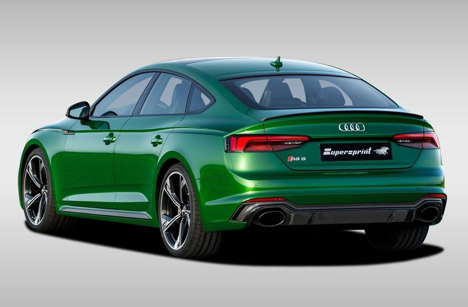 Supersprint Auspuff für AUDI RS5 Quattro Sportback 2.9 TFSi V6 (450 PS) -> 09/2017