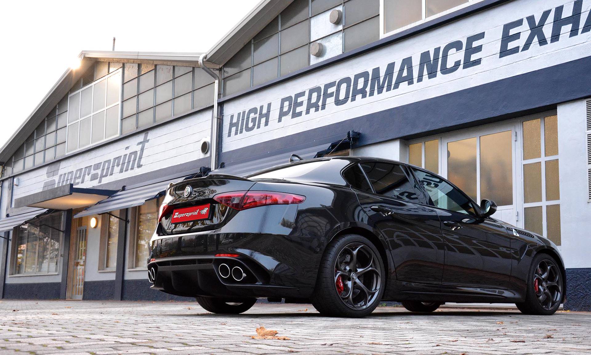 Supersprint Auspuff für ALFA ROMEO GIULIA QUADRIFOGLIO 2.9i V6 Bi-Turbo (510 PS) 2016 ->