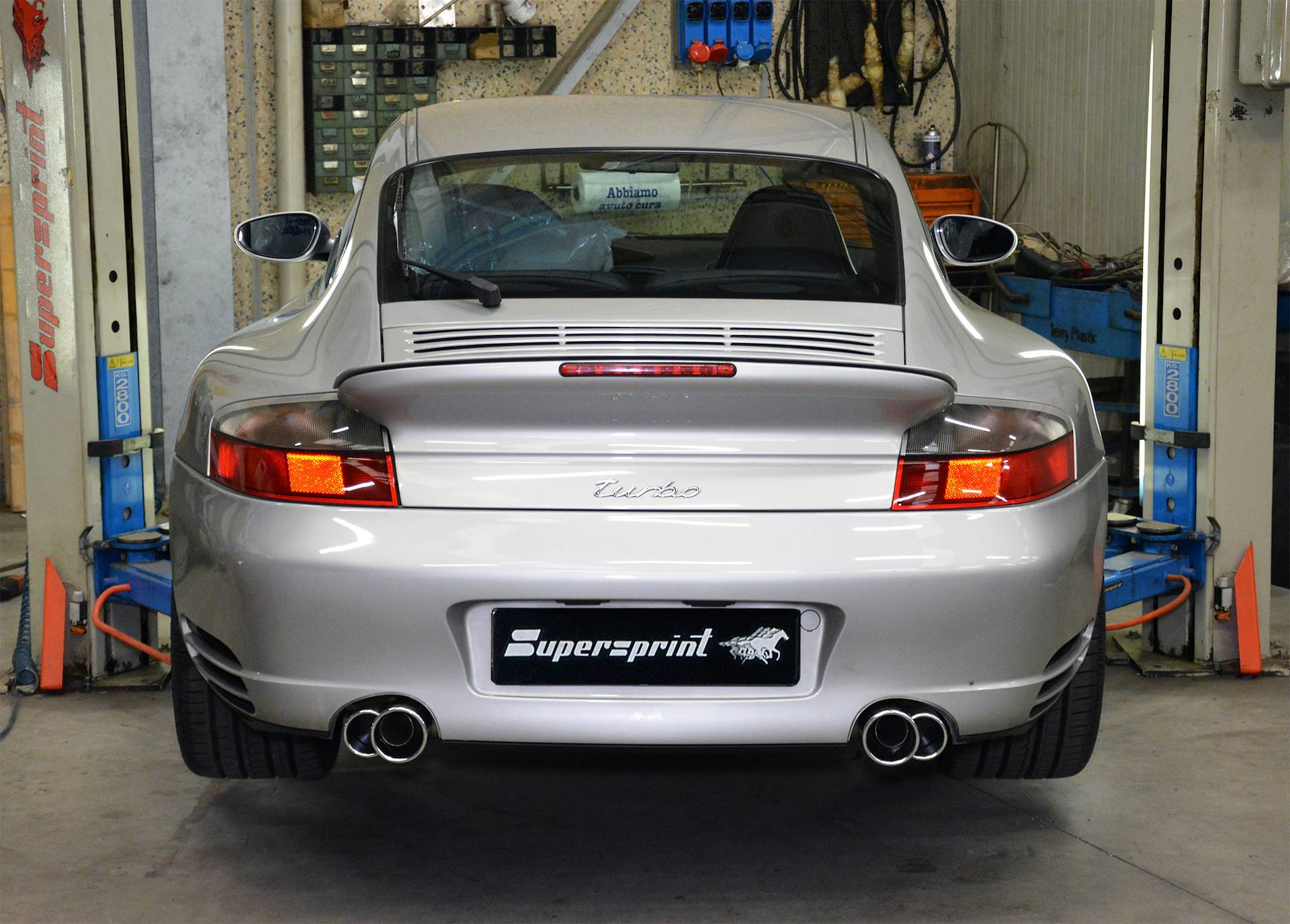 Supersprint Auspuff für PORSCHE 996 Turbo 3.6i 4x4 (420 PS)
