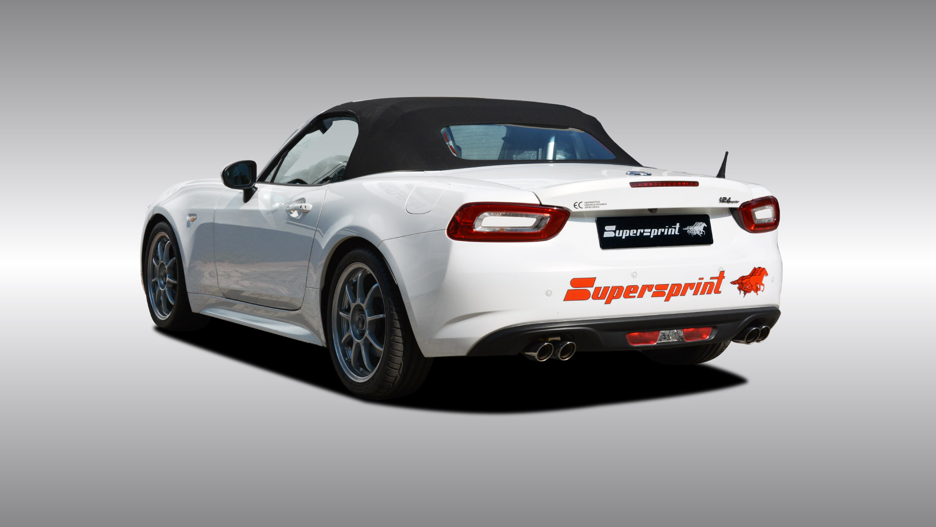 Supersprint Auspuff für 2017 Abarth 124 and the 2016 Fiat 124 Spider / 124 GT
