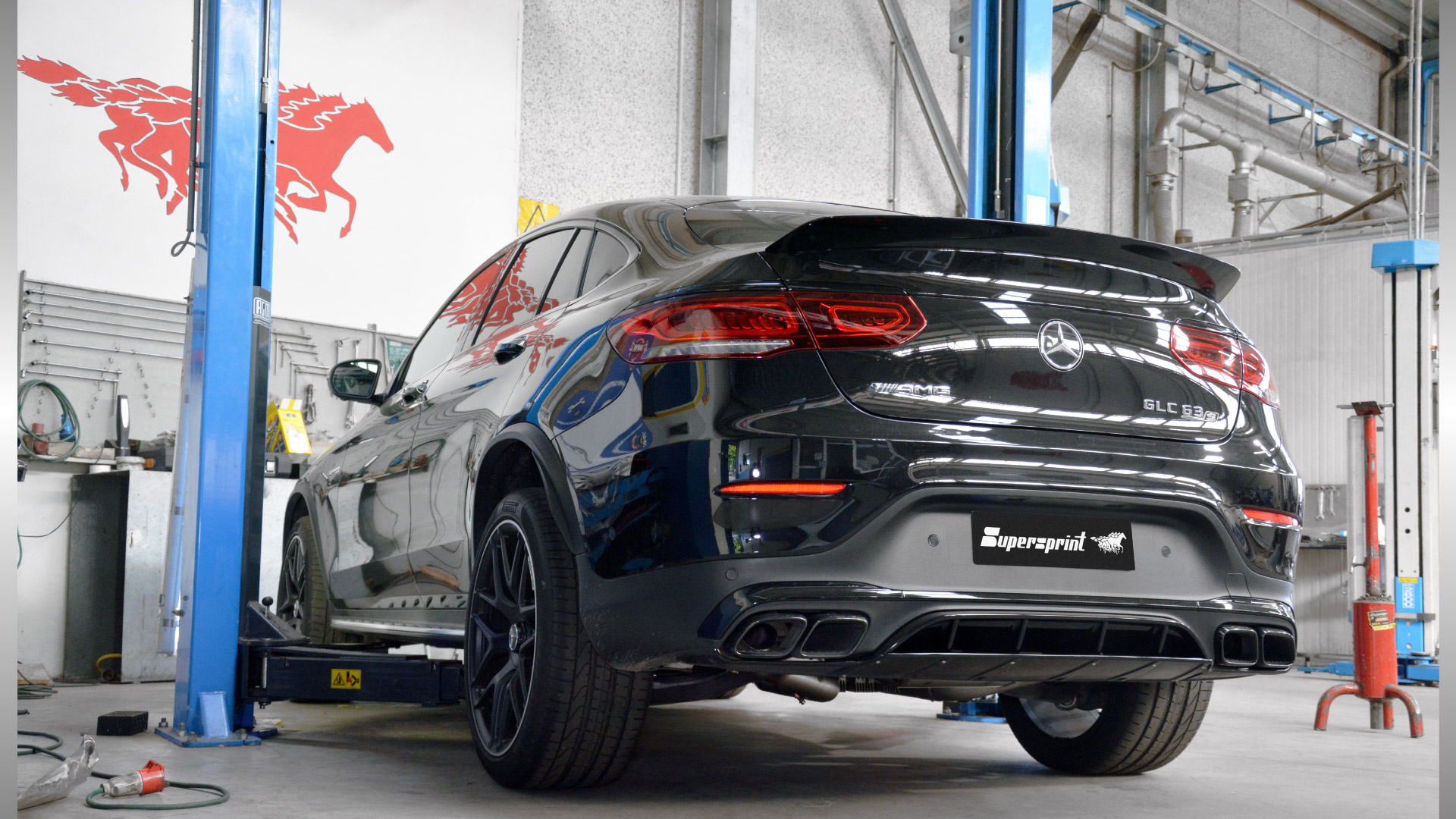 Supersprint Auspuff für MERCEDES C253 GLC 63 S AMG Coupè 4-Matic