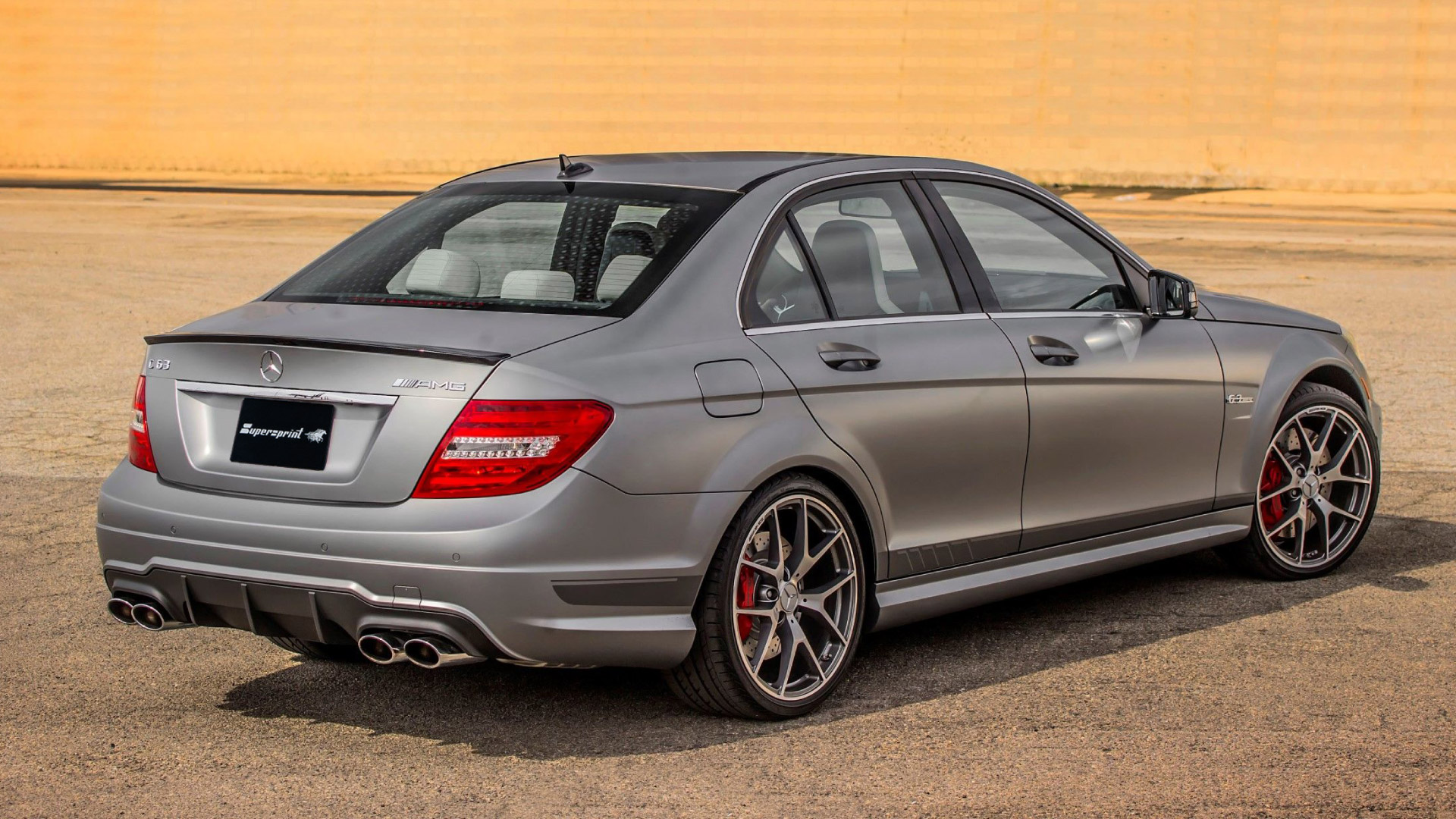 Supersprint Auspuff für MERCEDES W204 C63 AMG V8 Edition M156 - 507 (Limousine - 507 PS) 2013 -> 2014