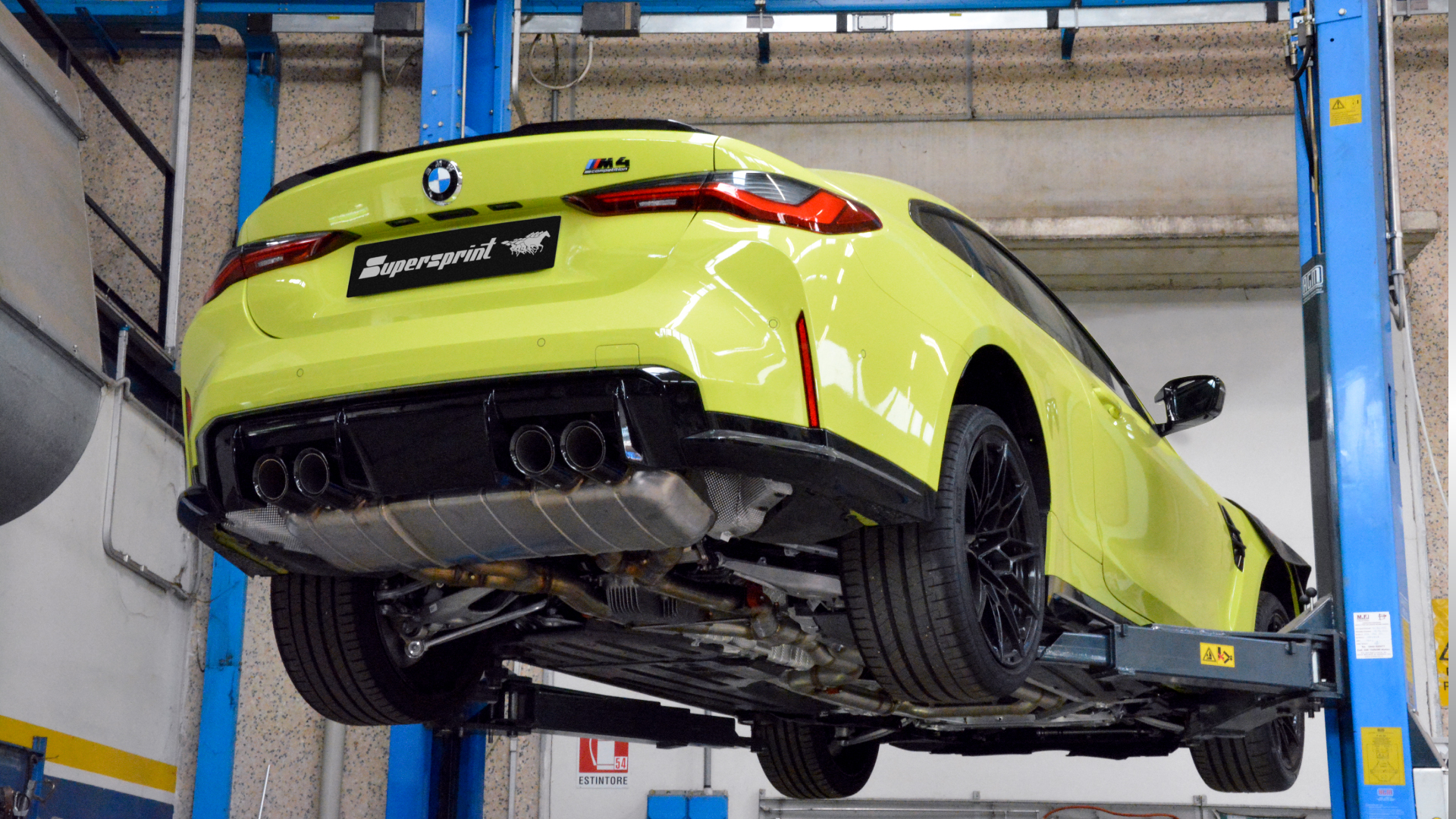 Supersprint Auspuff für BMW G82 M4 Competition (S58 - 510 PS - Modelle mit OPF) 2021 ->