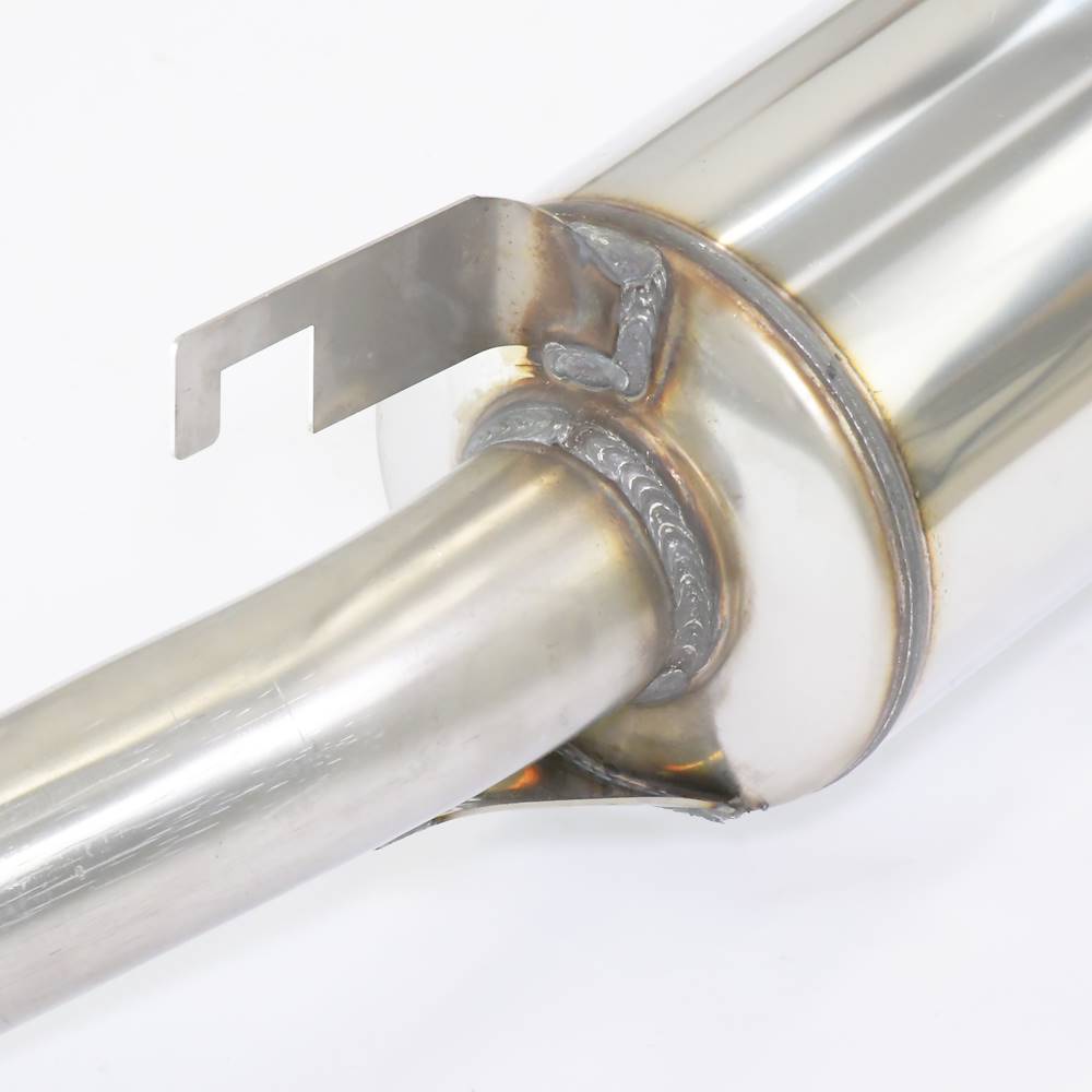 Rear exhaust O70 100% Stainless steel (right side exit)
