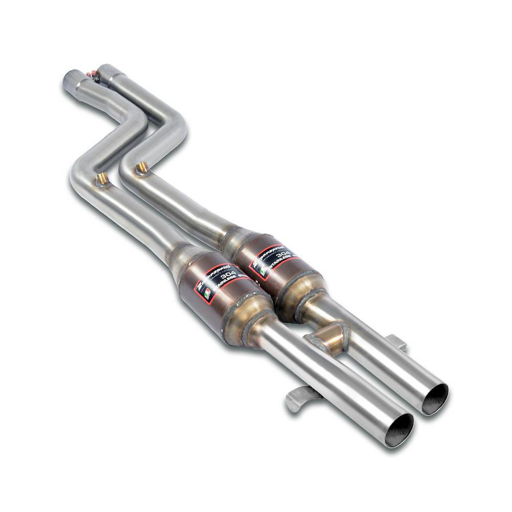Front exhaust with  Metallic catalytic converter 100CPSI