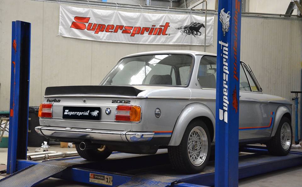  Supersprint Auspuff für BMW 02er 2002 Turbo '73 -> '75