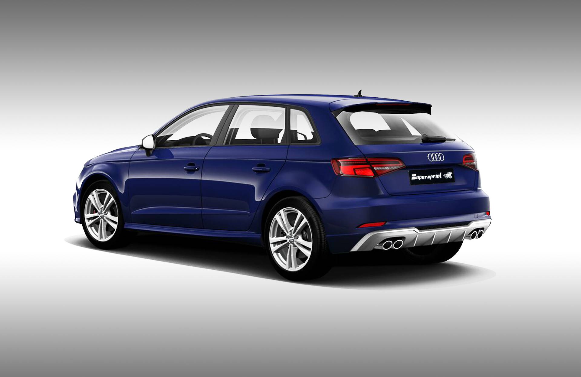 Escape deportivo Supersprint para AUDI S3 8VA Sportback QUATTRO 2.0 TFSI (300 CV - models with GPF) 2019 ->Twin Pipe (con válvula)