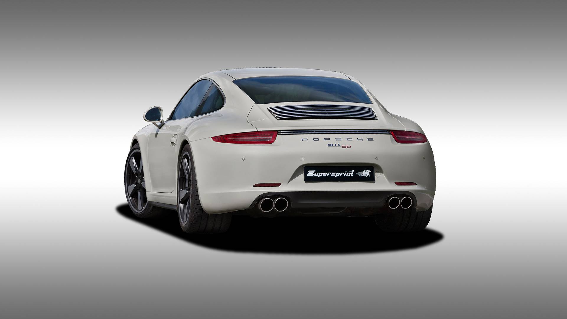 Supersprint Auspuff für PORSCHE 991 Carrera 50th Anniversary 3.8i (400 PS) 2013 (mit klappe)