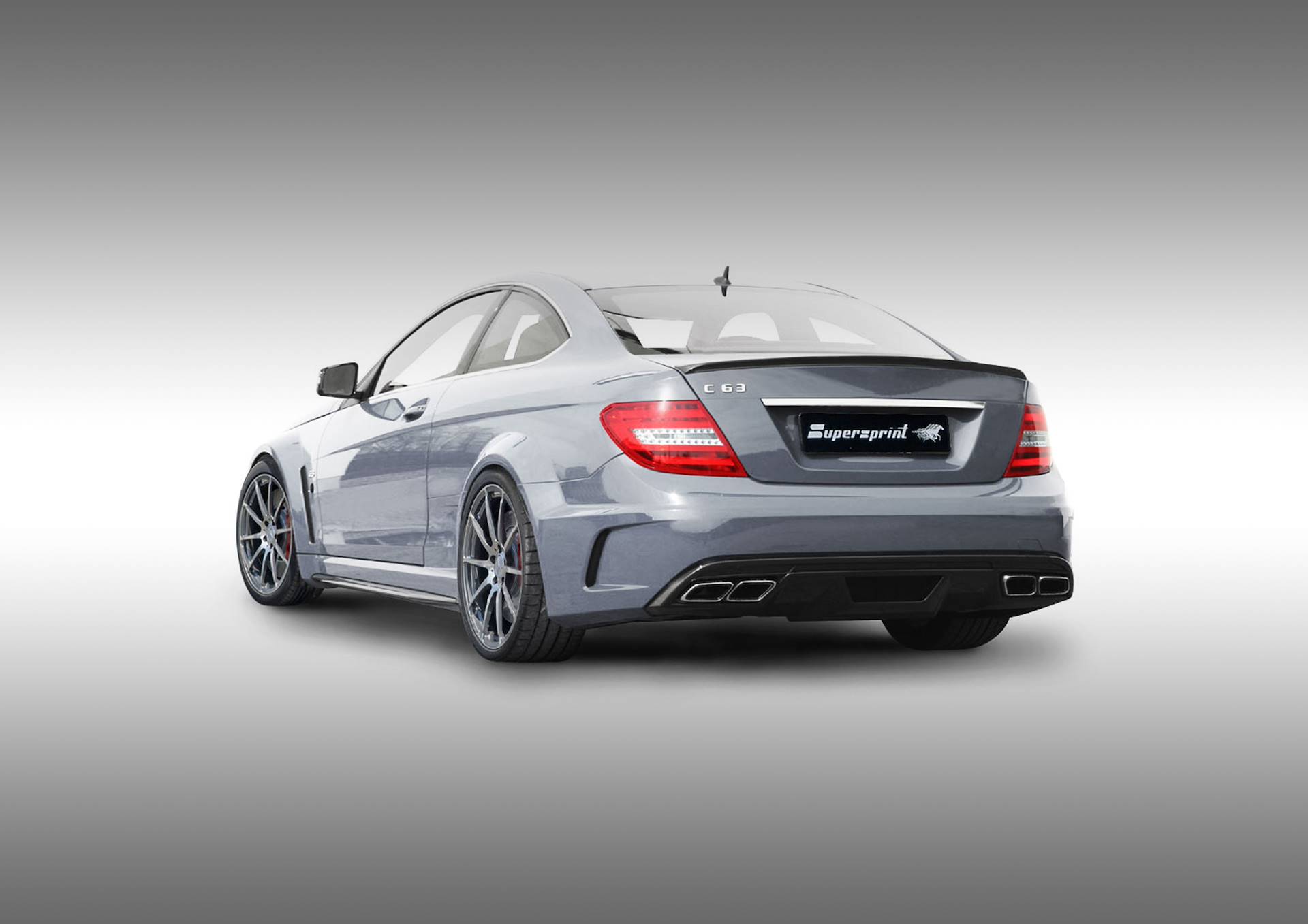 Supersprint Auspuff für MERCEDES C204 C63 AMG Coupè V8 Black Series (517 PS) 2011 ->