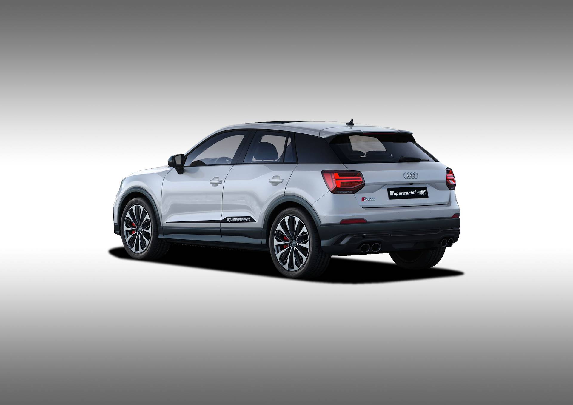 Supersprint Auspuff für AUDI SQ2 QUATTRO 2.0 TFSI (300 Hp - Modelle mit GPF) 2019 -> Twin Pipe (mit klappe)