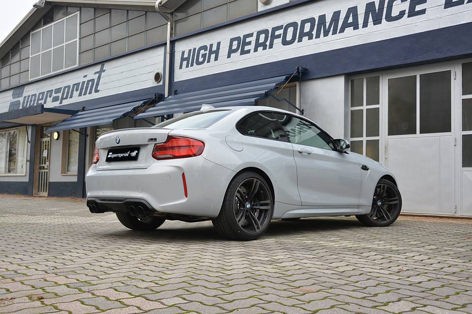 Supersprint Auspuff für BMW F87 M2 Competition (410 PS - US Modelle) 2018 -> (mit klappe)