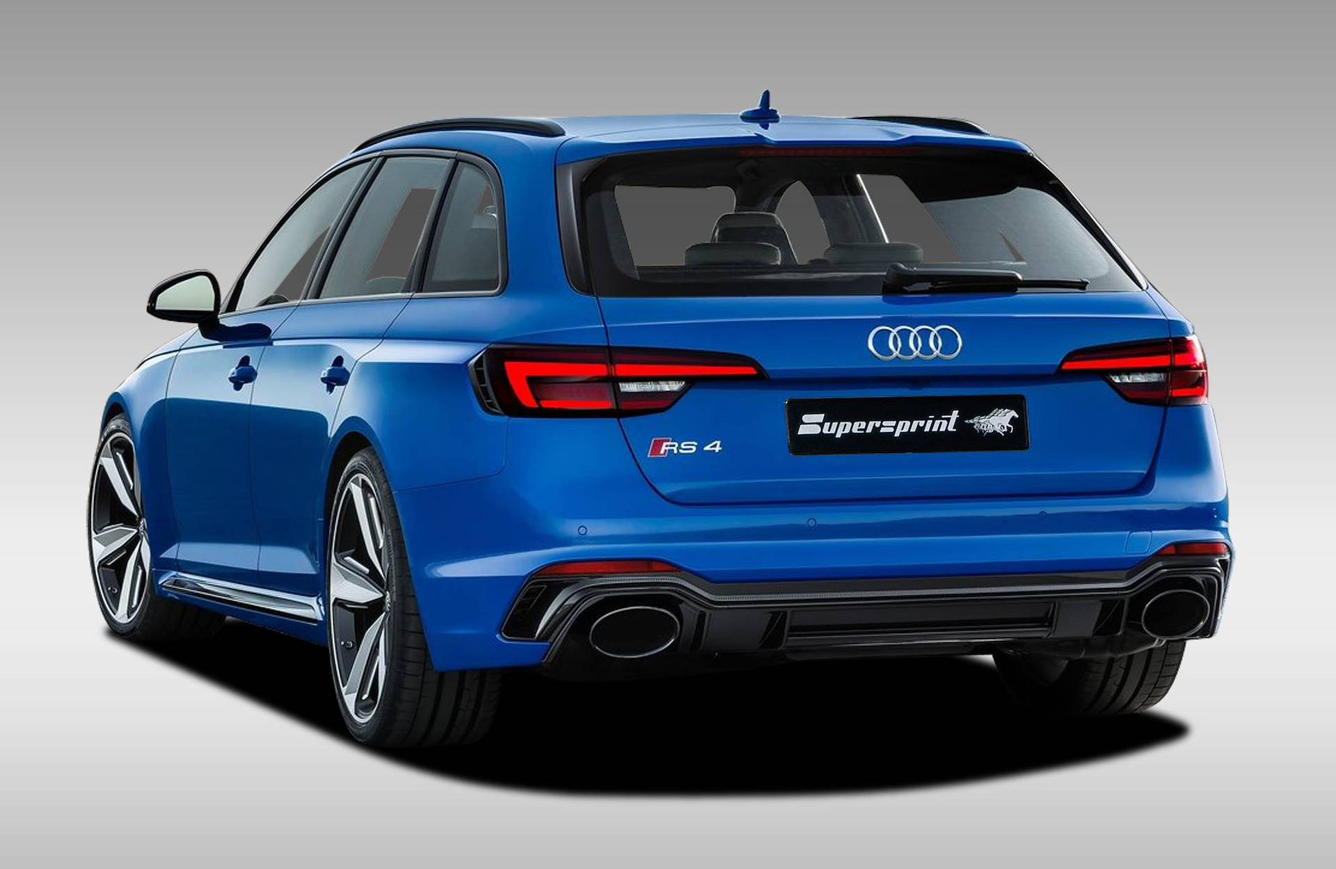 Supersprint Auspuff für AUDI RS4 Quattro (Avant) 2.9 TFSi V6 (450 PS) 2018 -> (mit klappe)