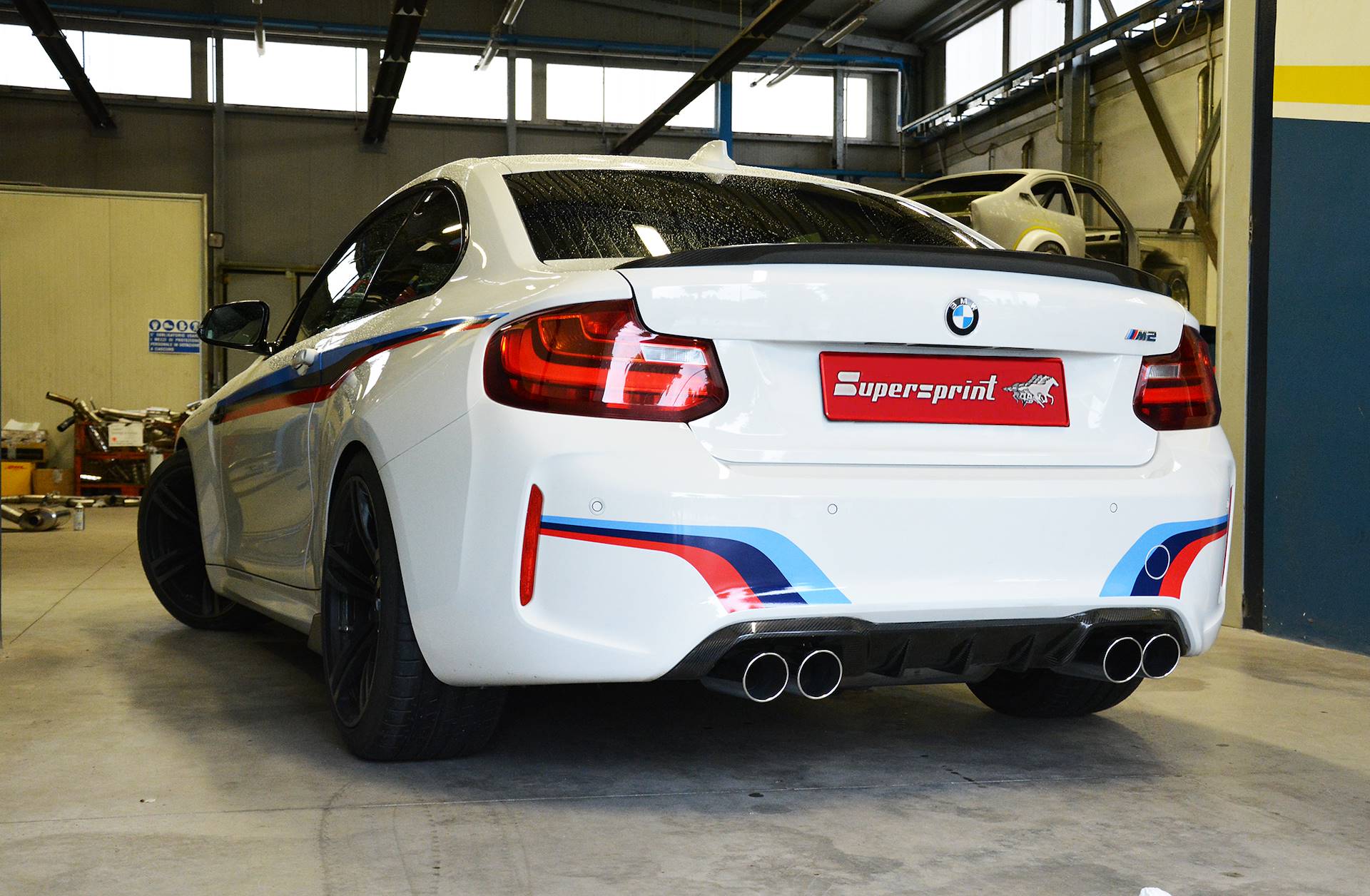 Supersprint Auspuff für BMW F87 M2 Coupè (370 PS) 2016 -> (mit klappe)
