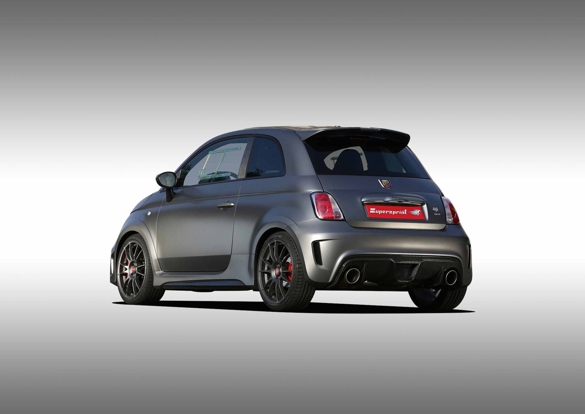 Supersprint Auspuff für 695 ABARTH 1.4T Biposto (190 PS) (Ø65 mit Klappe) 2014 ->