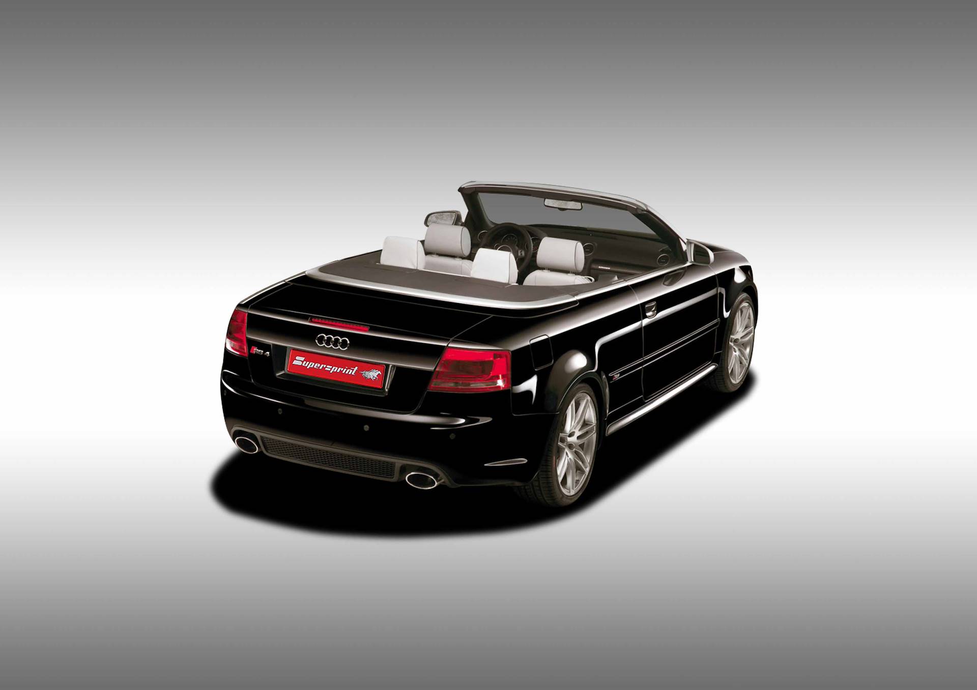 Supersprint Auspuff für AUDI RS4 QUATTRO (Cabrio) 4.2i V8 (420 PS) '06 -> '08 (mit klappe)