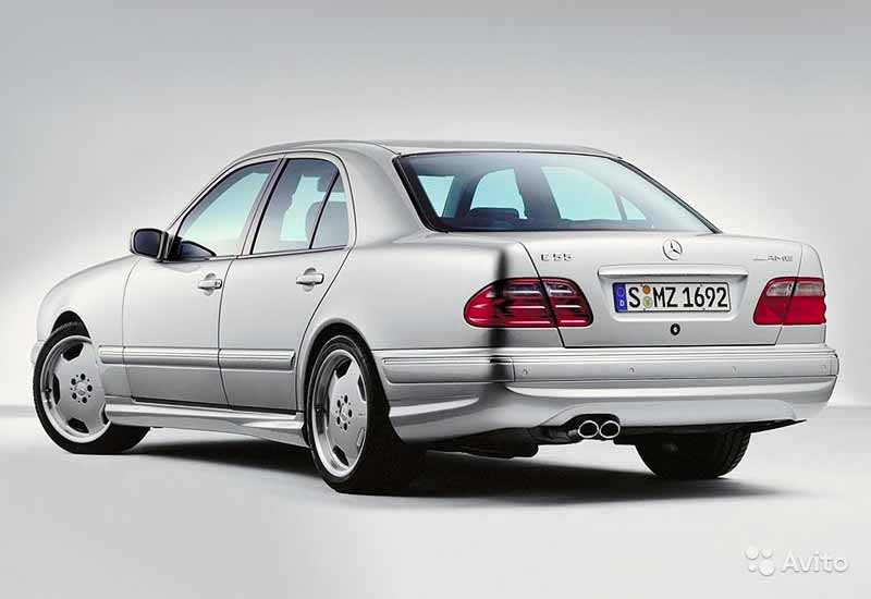 Supersprint Auspuff für MERCEDES W210 E 55 AMG V8 (Limousine) ' 98 -> ' 01