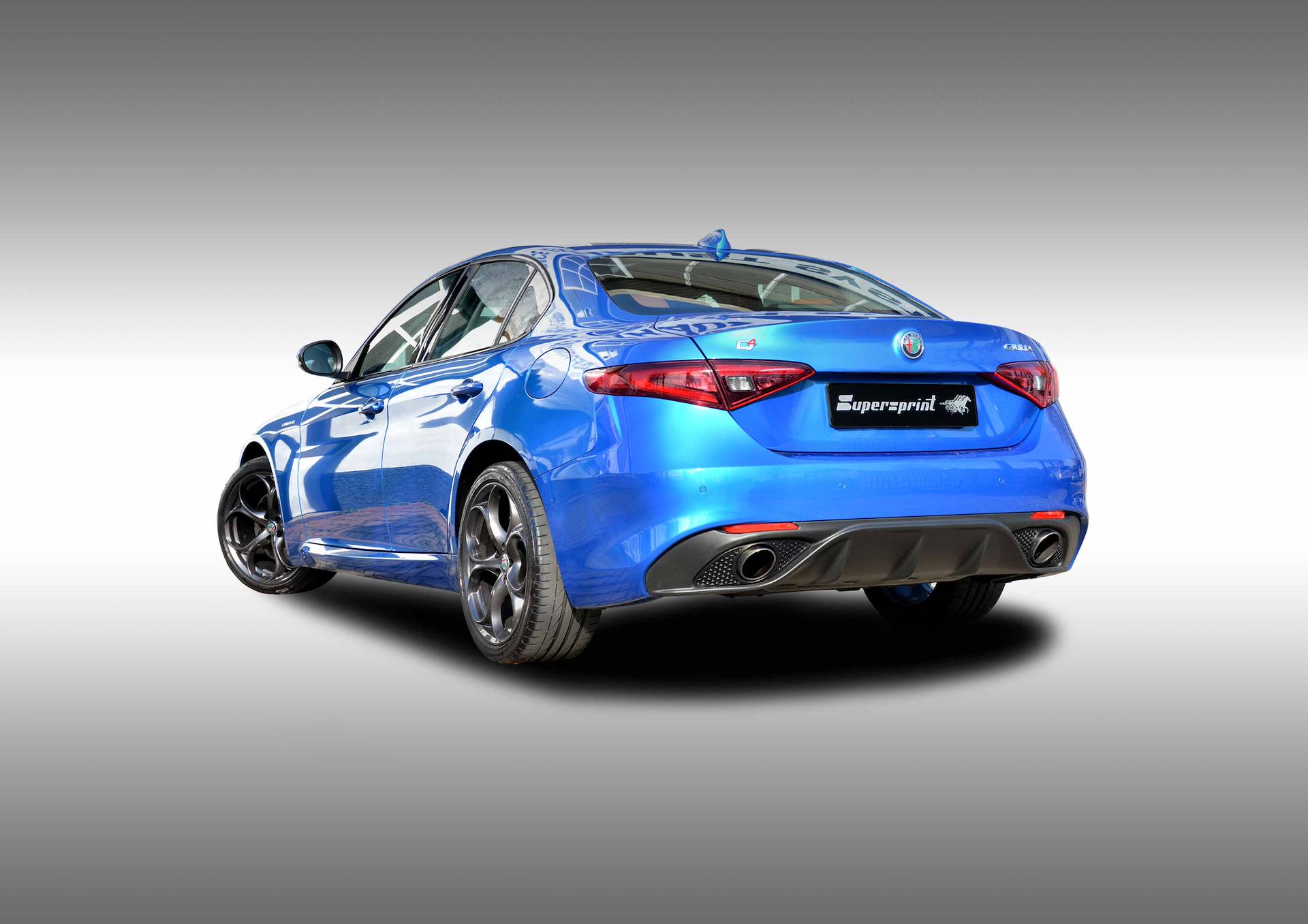 Supersprint Auspuff für ALFA ROMEO GIULIA VELOCE Q4 2.0i Turbo (280 PS) 2016 ->