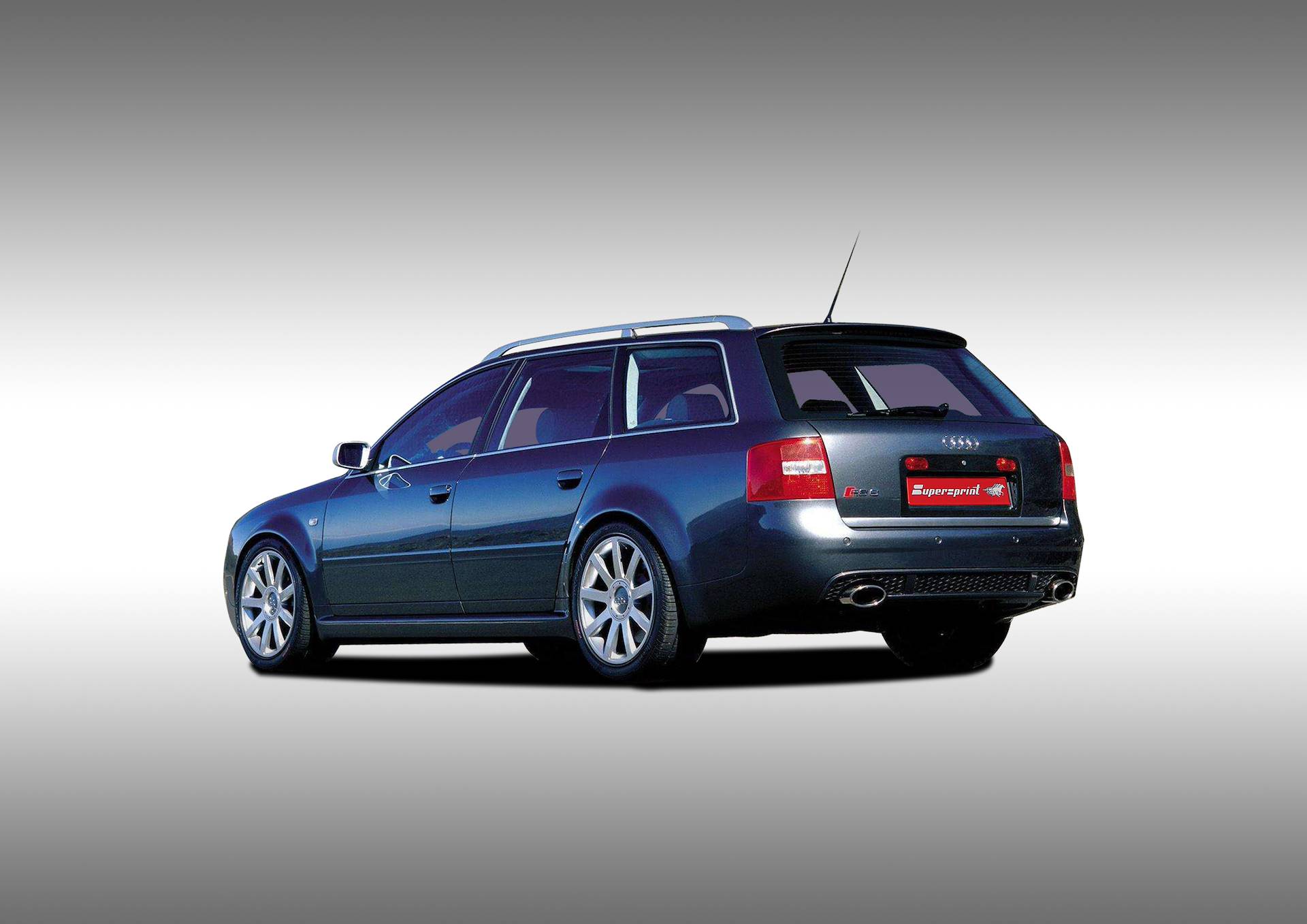 Supersprint Auspuff für AUDI A6 RS6 QUATTRO (Limousine + Avant) 4.2i V8 Turbo (450PS) ' 02 ->' 04