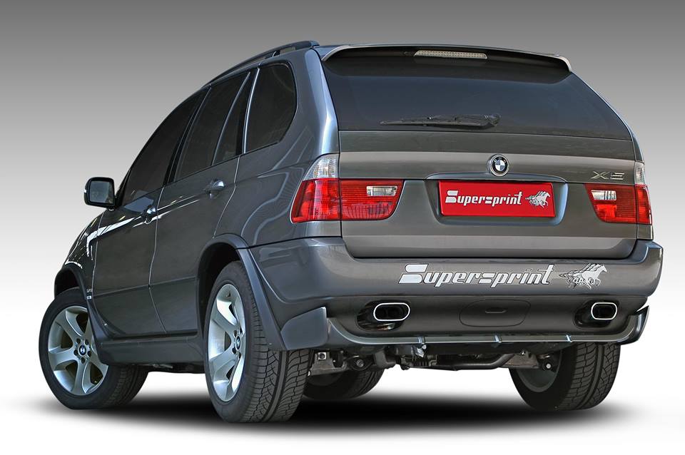 Komplett-Auspuffanlage für den BMW E53 X5 4.4i V8 (N62) '03 -> '06