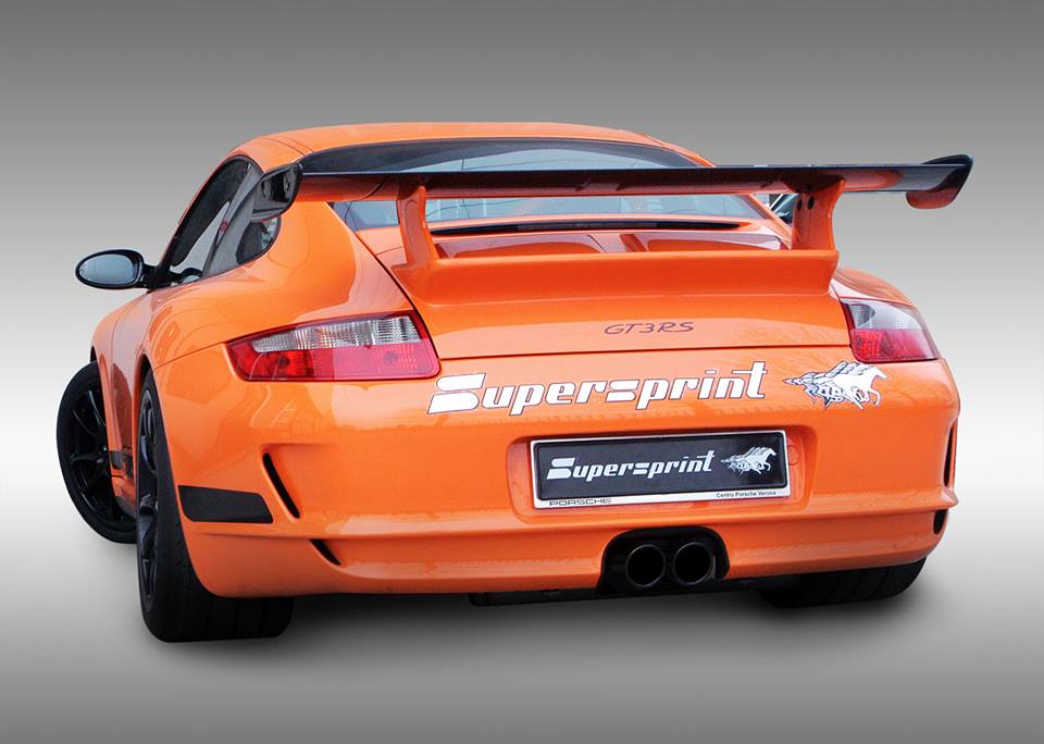 Supersprint Auspuff für PORSCHE 997 GT3 RS 3.6i (415 PS) '07 -> '09