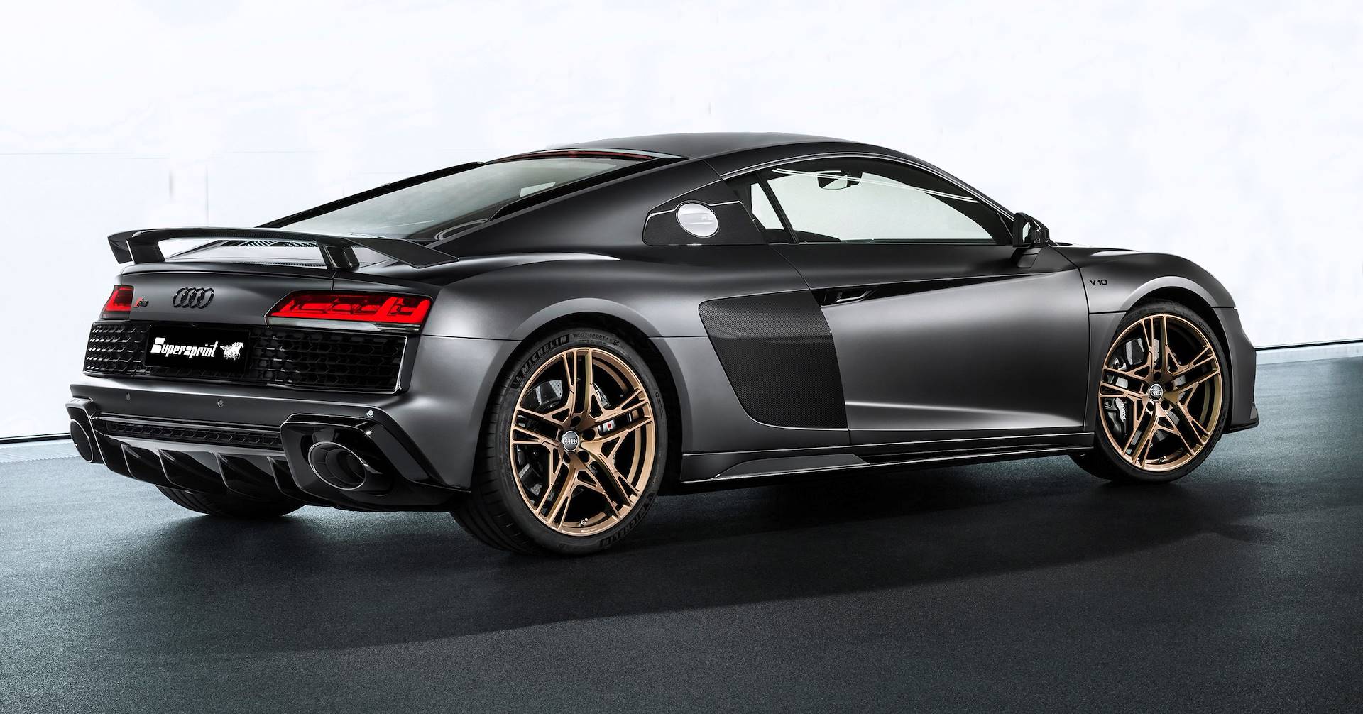 Supersprint Auspuff für AUDI R8 Coupé Decennium Edition 5.2 FSI V10 (USA Modelle - 620 PS) 2019 ->