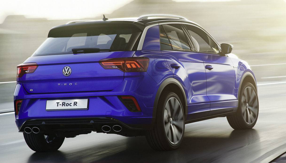 Supersprint Auspuff für VW T-ROC R 2.0 TFSI (300 PS - Modelle mit GPF) 2019 -> Twin Pipe System (mit klappe)