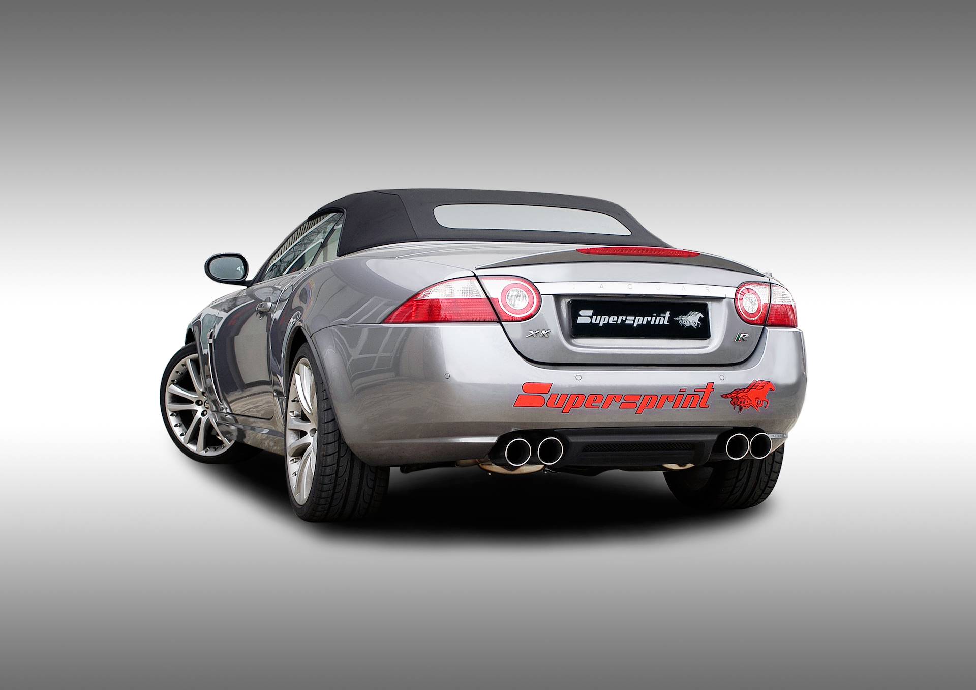 Supersprint Auspuff für JAGUAR XKR Coupè / Cabrio 4.2i V8 Supercharged (416 PS) '06 -> '08 (mit klappe)