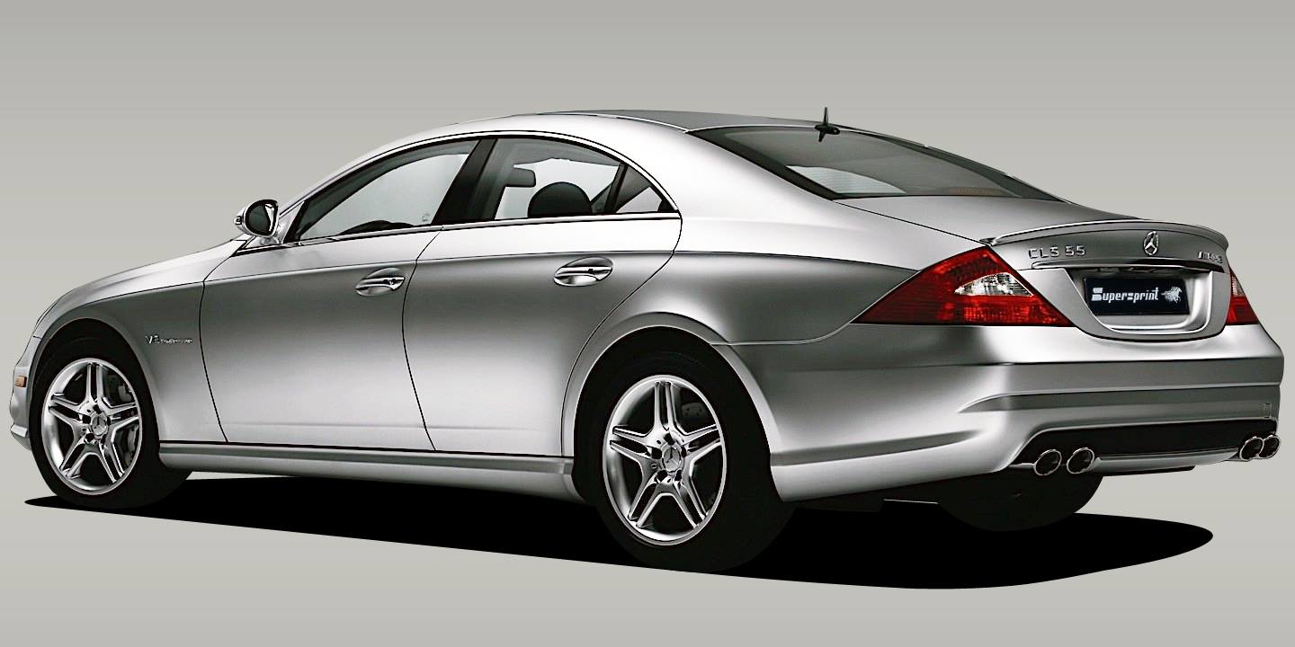 Supersprint Auspuff für MERCEDES C219 CLS 55 AMG V8 (M113 5.5L - 476 PS) '04 -> '06