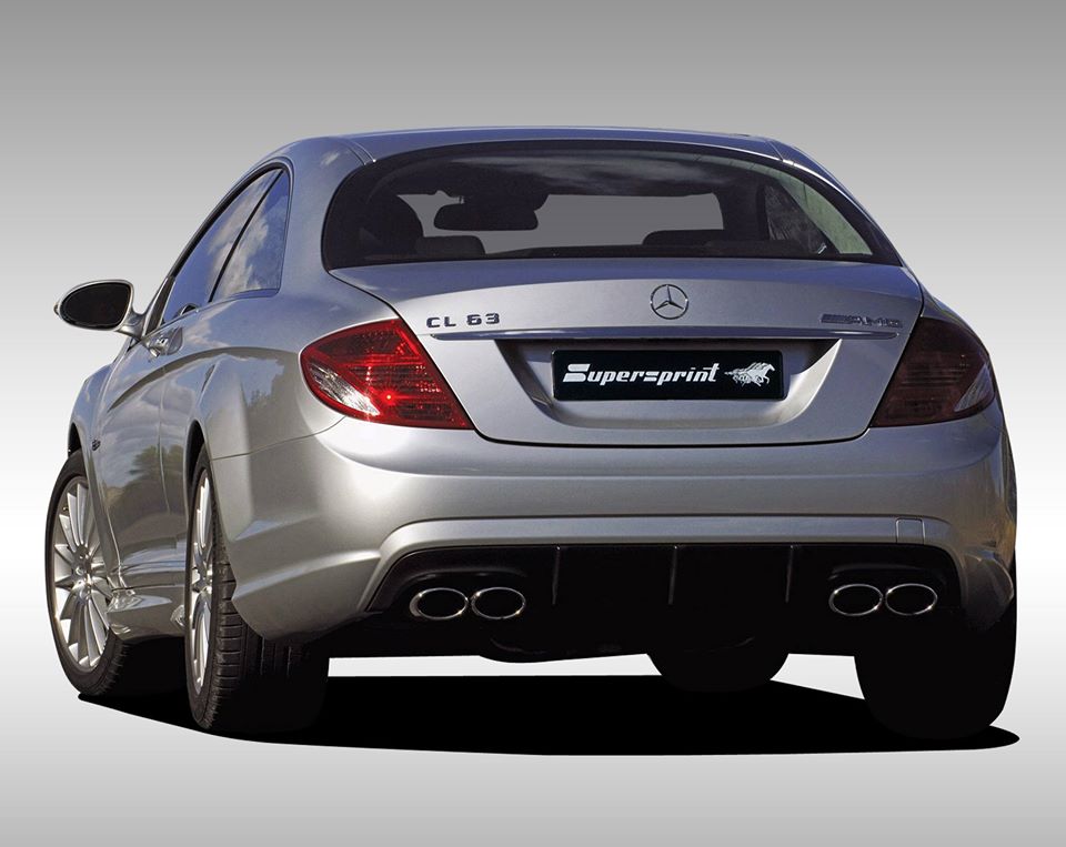 Supersprint Auspuff für MERCEDES C216 CL 63 AMG 6.2 V8 (M156 - 525 PS) 2007 -> 2010