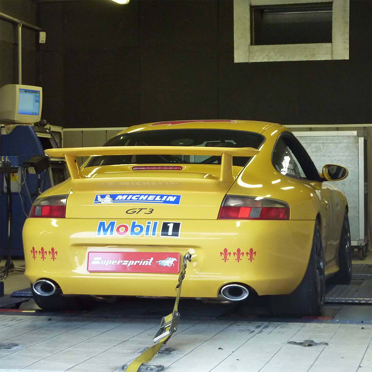 Supersprint Auspuff für PORSCHE 996 GT3 3.6i (381 PS) ' 02 ->' 04