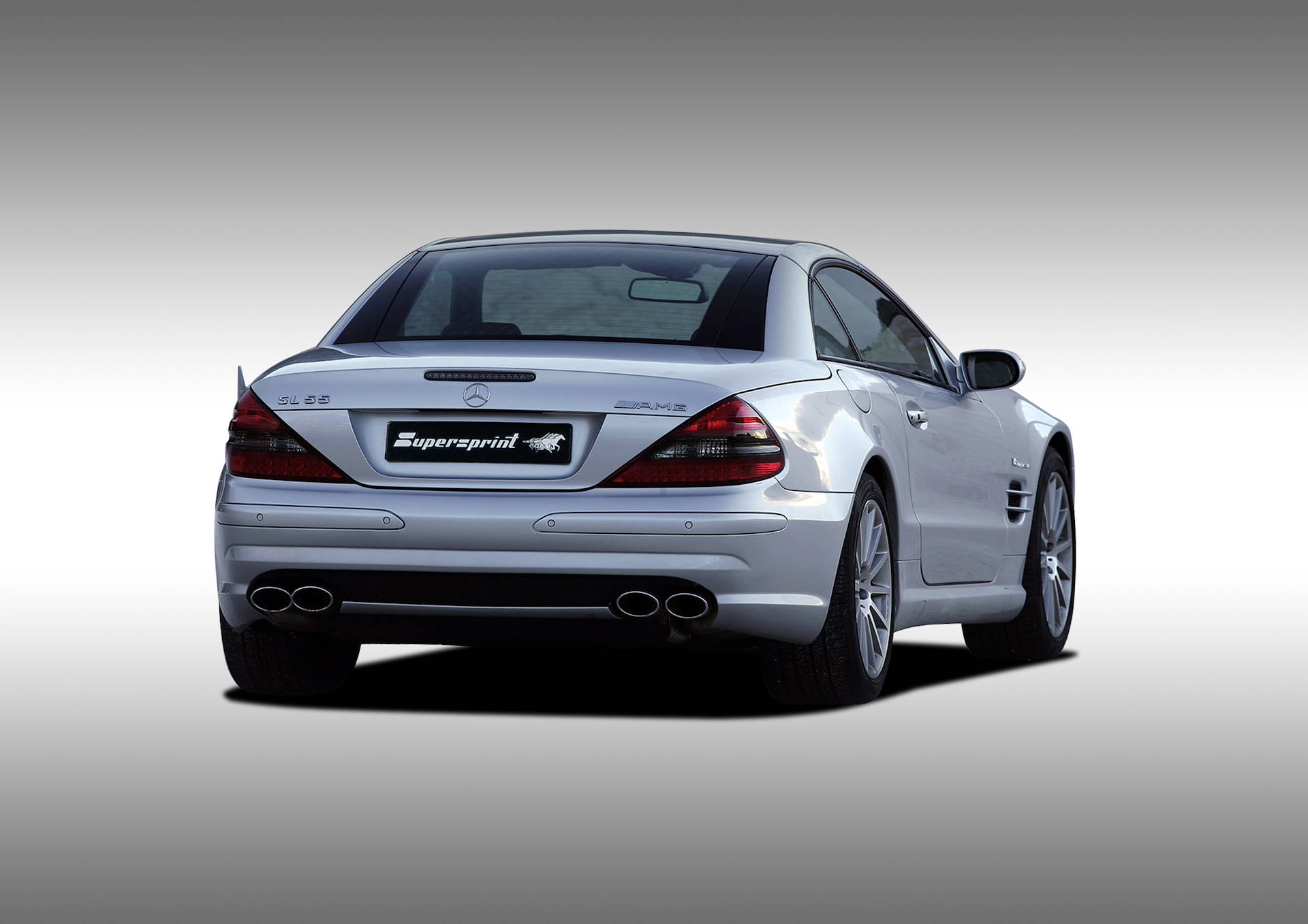 Système d'échappement Supersprint pour MERCEDES R230 SL 55 AMG V8 Kompressor '01 ->'06