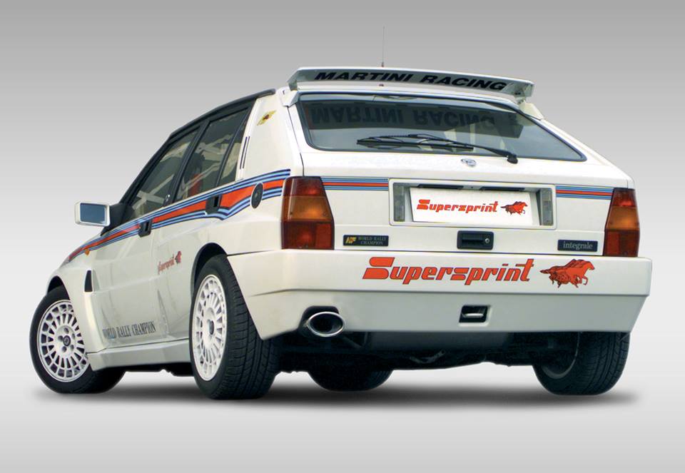Supersprint Auspuff für LANCIA DELTA 2.0 HF Integrale Evoluzione Kat. ' 92 ->
