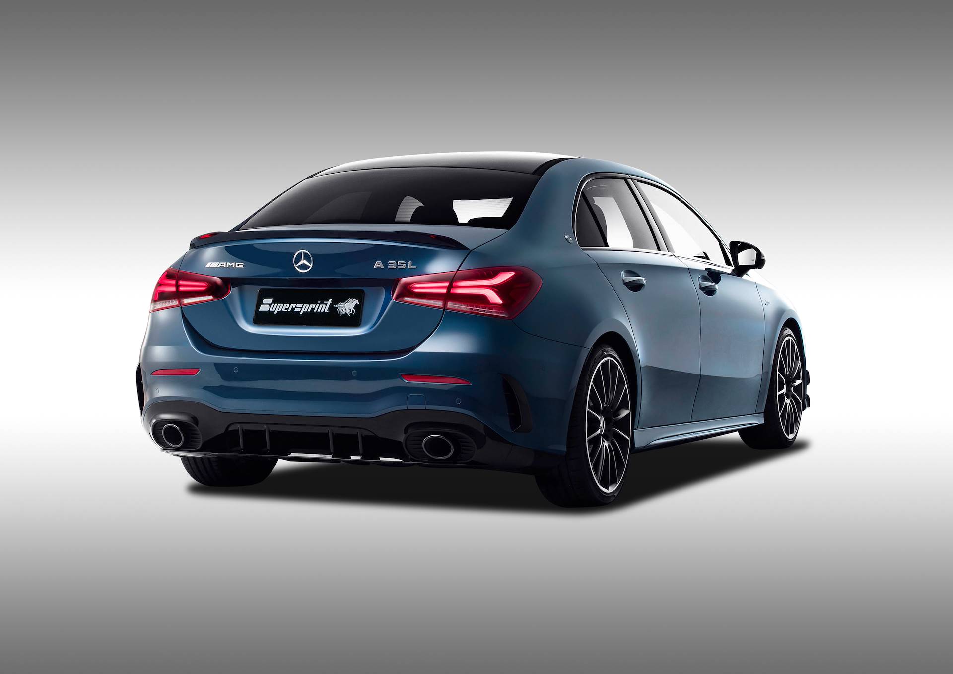 Supersprint Auspuff für MERCEDES Z177 \ V177 A 35 AMG 4-Matic (2.0T - 306 PS - Modelle mit GPF) 2019 -> (mit klappe)