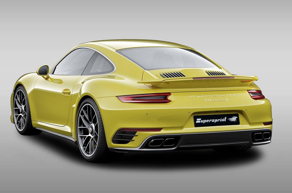 Supersprint Auspuff für PORSCHE 991 Turbo S 3.8i (580 PS) 2016 ->