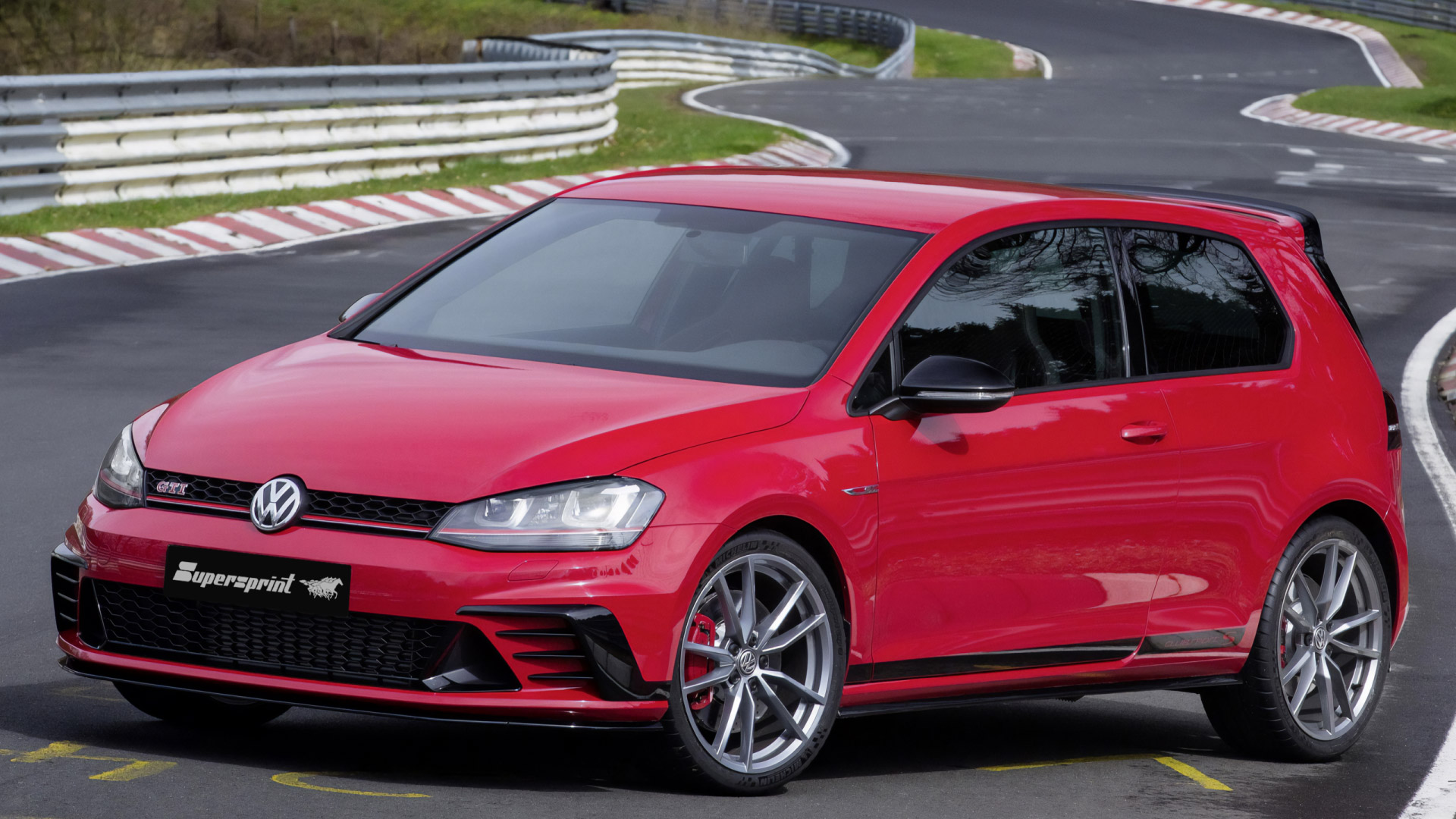 Supersprint Auspuff für VW GOLF VII GTI Clubsport S 2.0 TSI (310 PS) 2016 -> 2018 (Ø76mm)