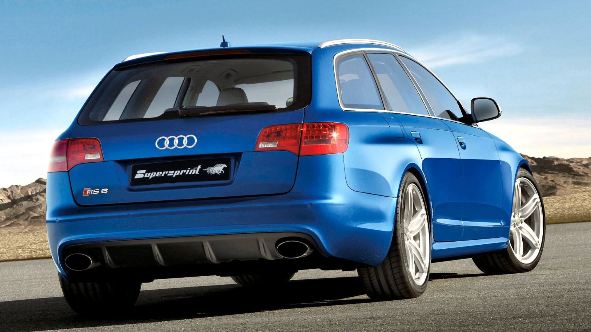 Supersprint Auspuff für AUDI A6 RS6 Quattro 5.0i Bi - turbo V10 ' 08 ->
