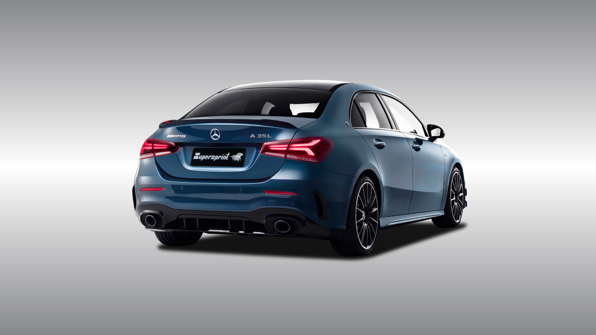 Supersprint Auspuff für MERCEDES Z177 \ V177 A 35 AMG 4-Matic (2.0T - 306 PS - Modelle mit GPF) 2019 -> (mit klappe)