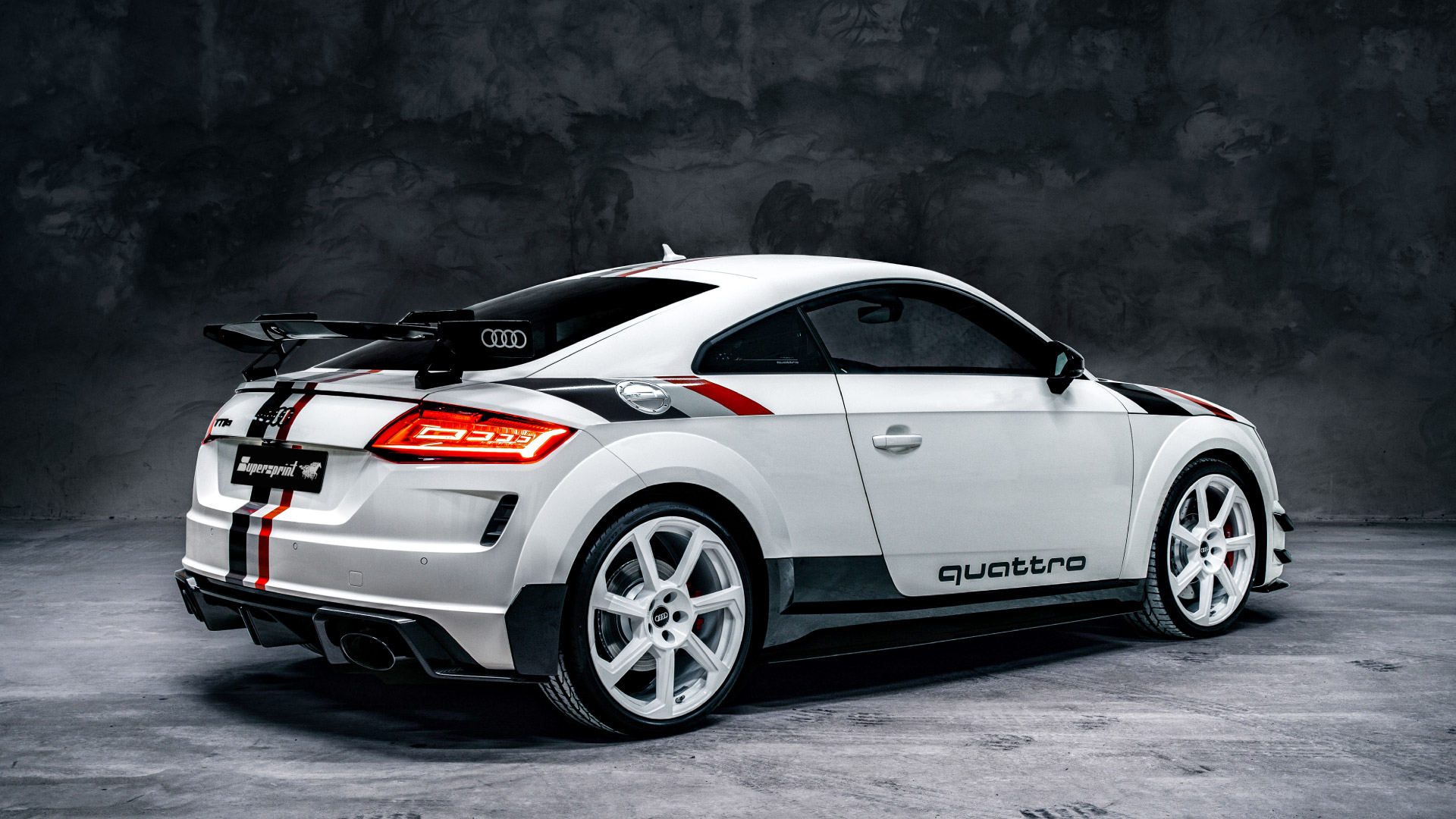 Supersprint Auspuff für AUDI TT RS 40 Years of QUATTRO Edition 2.5 TFSI (400 PS - Modelle mit GPF) 2021 ->