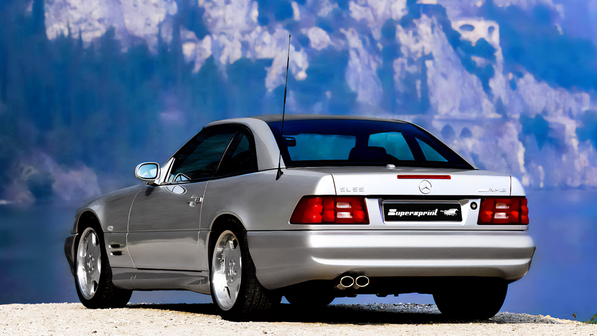 Supersprint Auspuff für MERCEDES R129 SL 55 AMG V8 (Mot. M113 - 354 PS) '99 ->'01