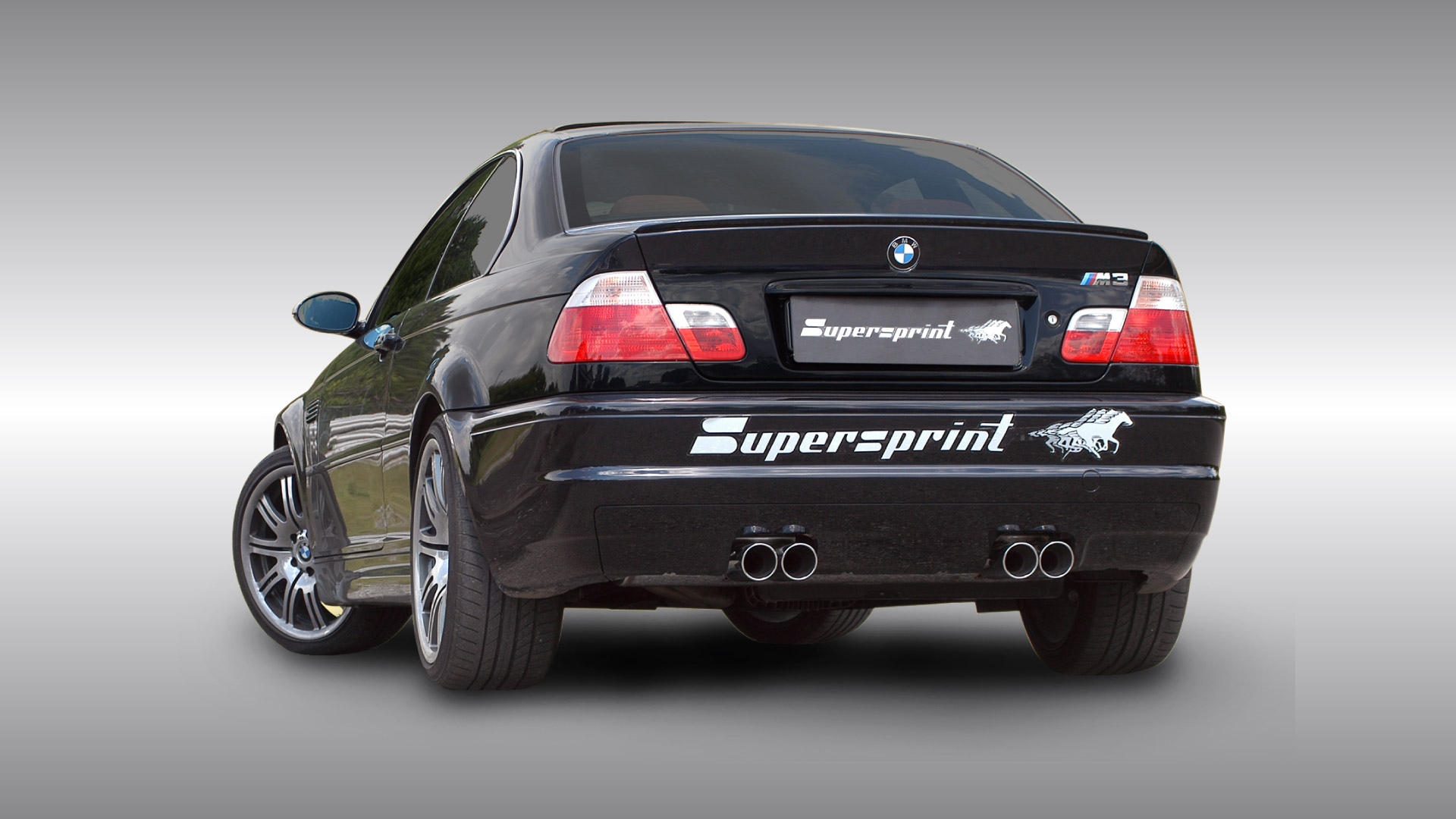 DE - Supersprint Auspuff für BMW E46 M3 3.2i Coupé/Cabrio '01 -> /CSL 3.2i ' 03 -> (Ø63,5mm)
